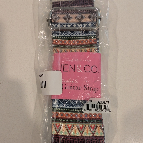 Jen & Co. Adjustable Multicolor Guitar Strap - Picture 1 of 2